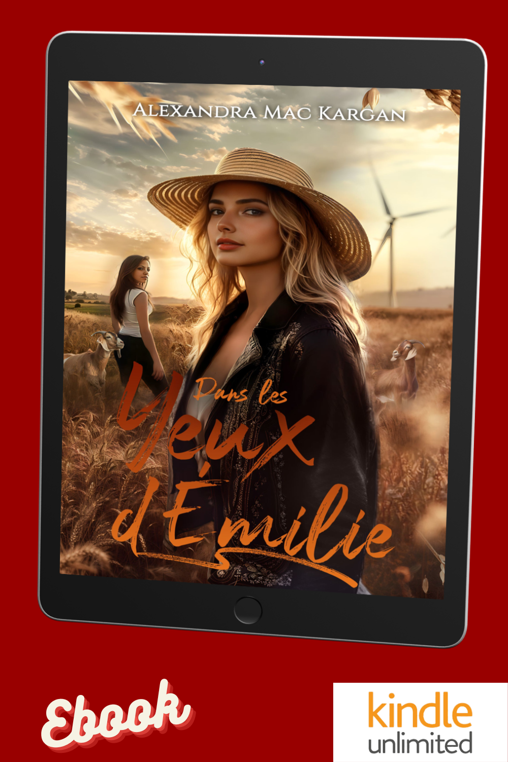 Romance lesbienne - Roman lesbien - Dans les yeux d'Emilie - Alexandra Mac Kargan - Broché dédicacé