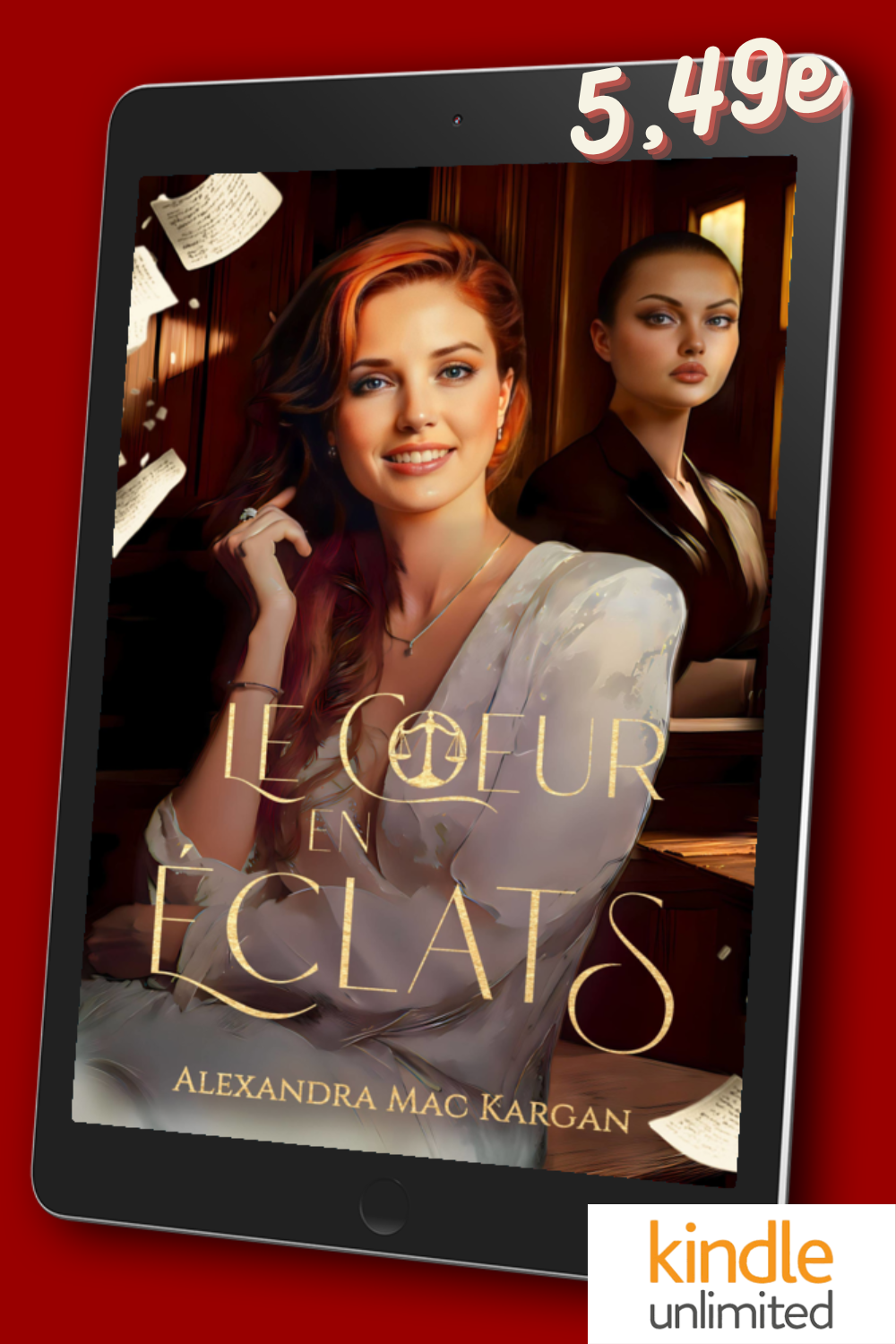 Le coeur en éclats - Romance contemporaine - Broché Dédicacé