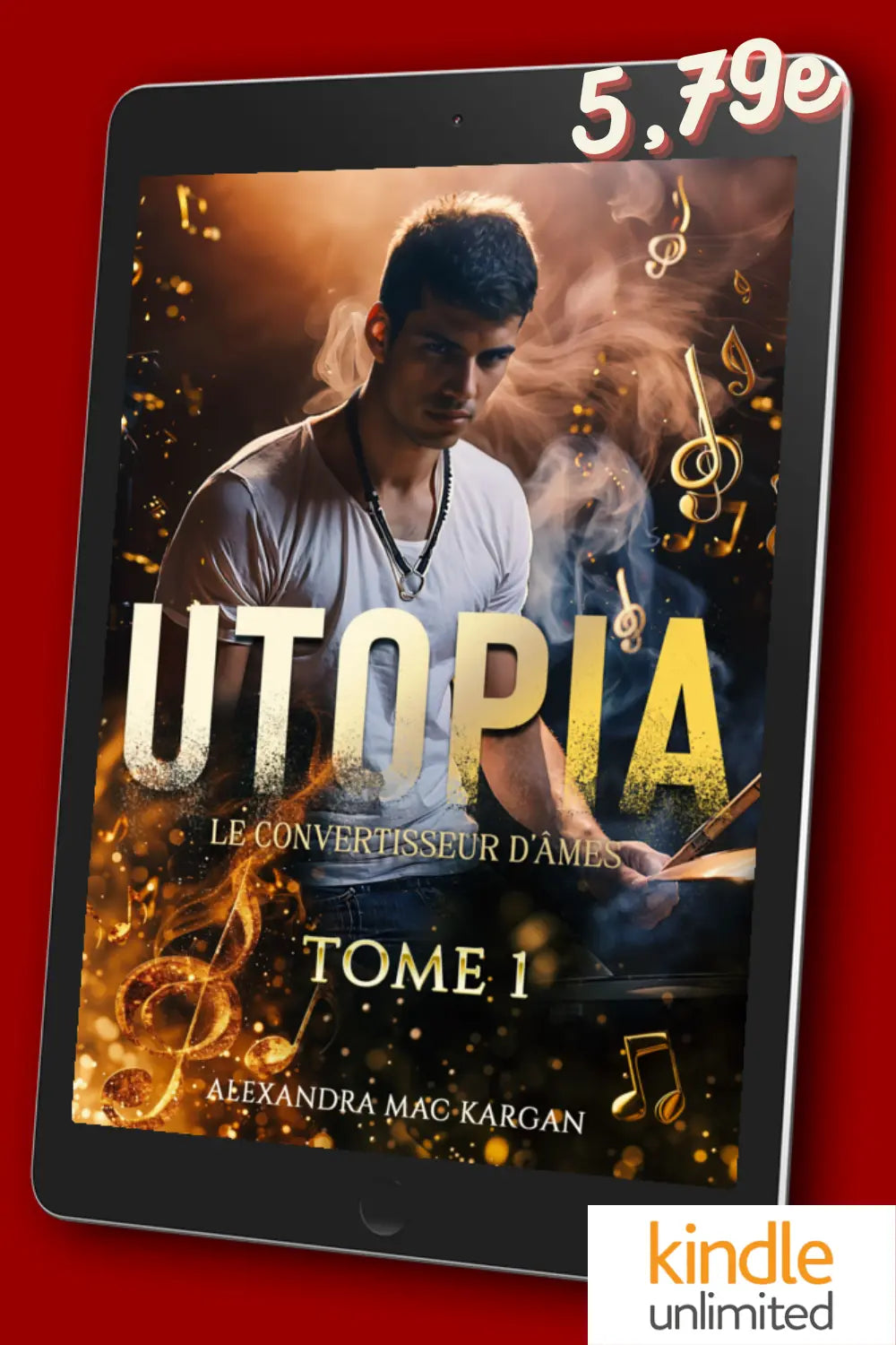 Utopia T1 - Le convertisseur d'âmes - Romance fantastique - Broché dédicacé Alexandra Mac Kargan