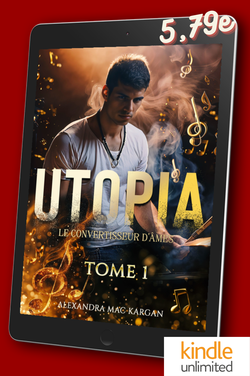 Utopia T1 - Le convertisseur d'âmes - Romance fantastique - Broché dédicacé