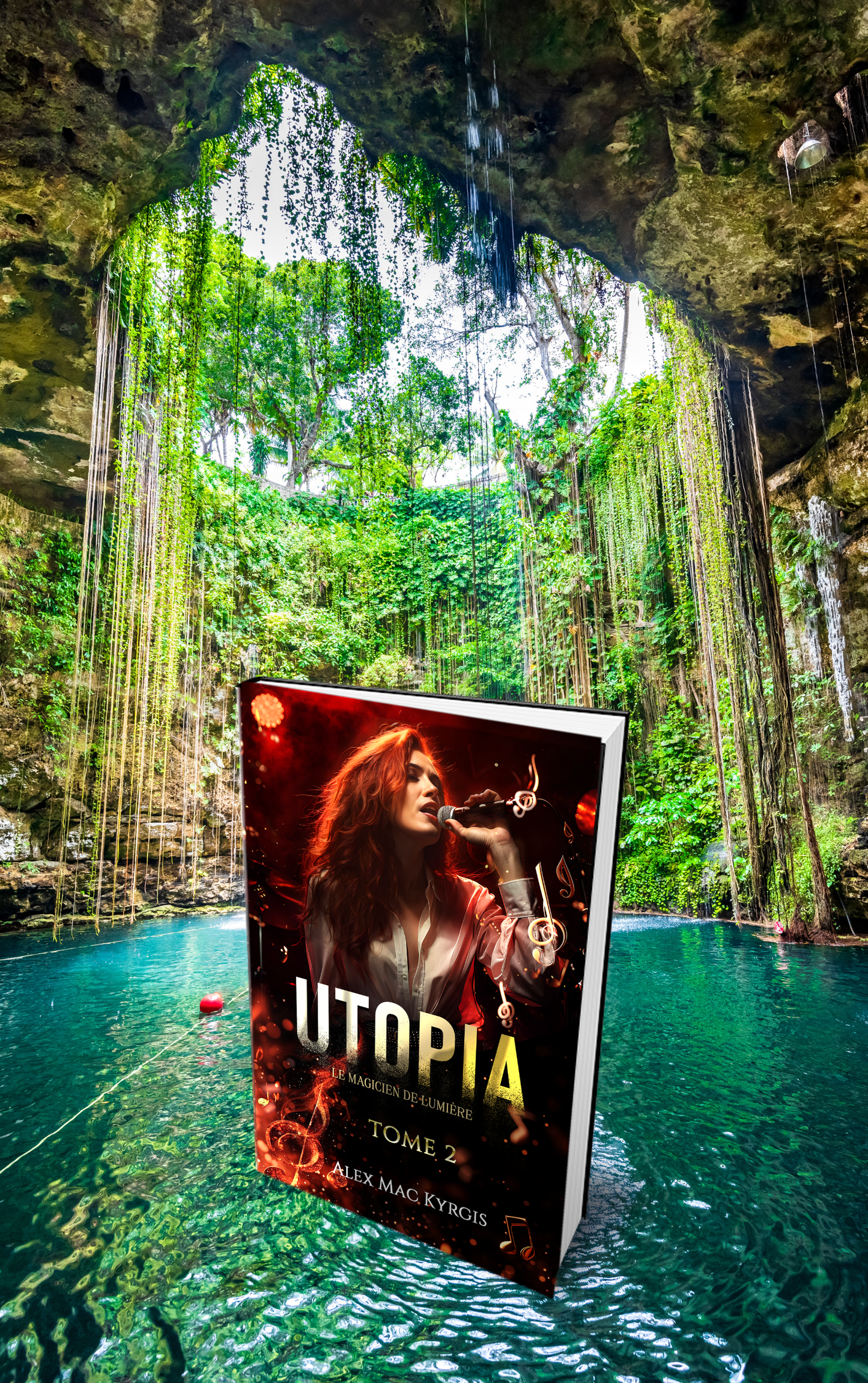 Utopia T2 - Le magicien de lumière - Romance fantastique - Broché Dédicacé