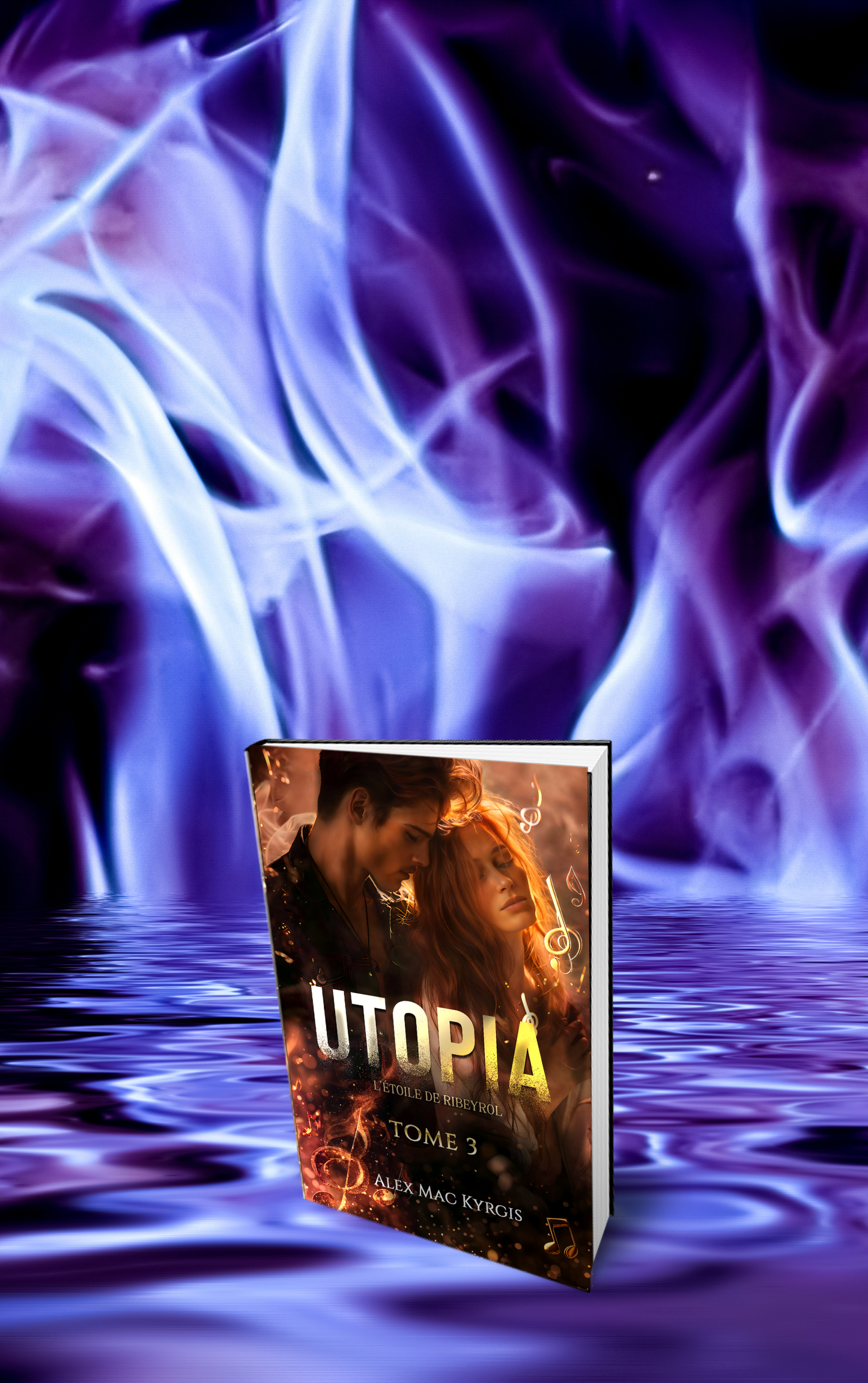 Utopia T3 - L'étoile de Ribeyrol - Romance fantastique - Broché Dédicacé