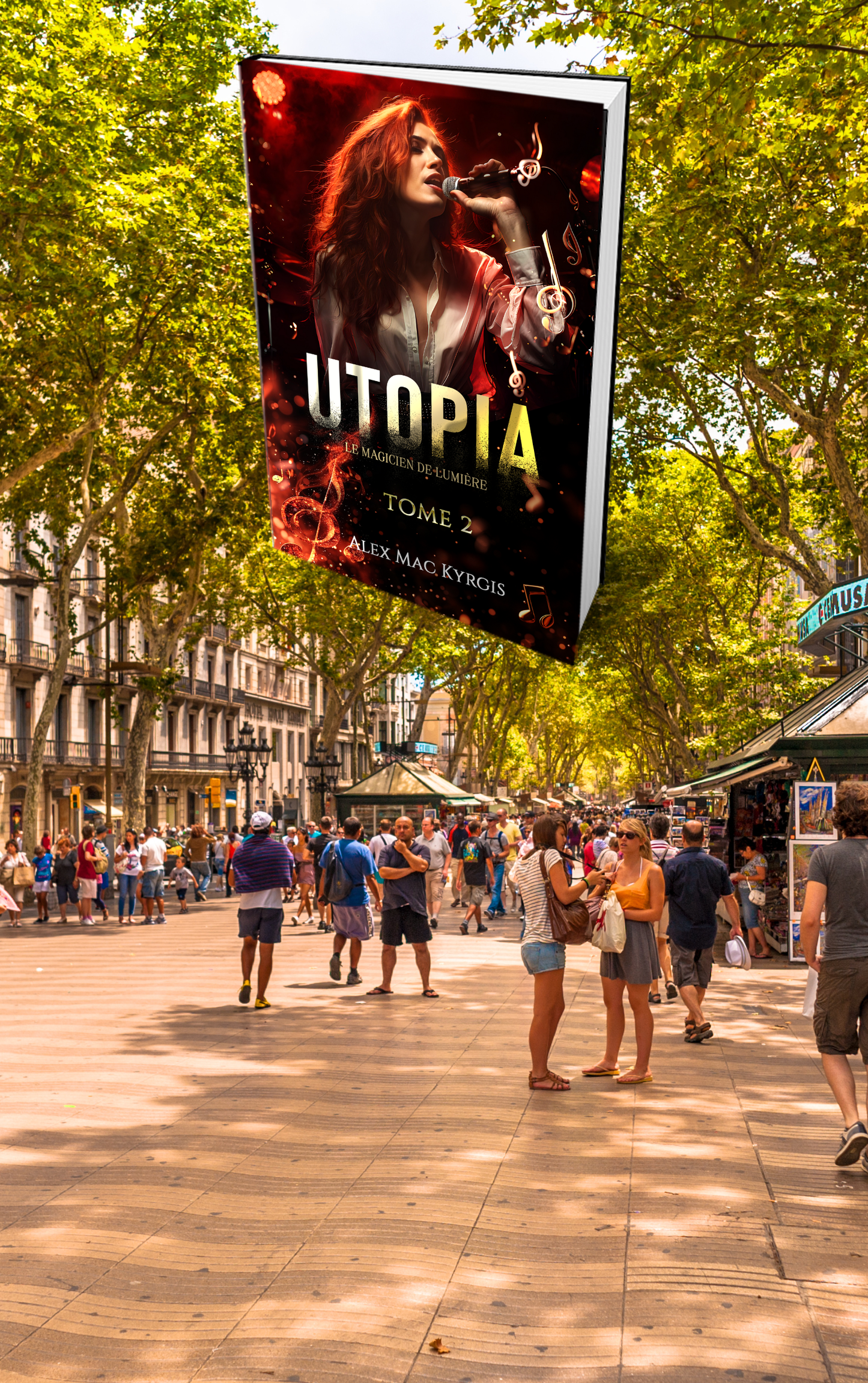 Utopia T2 - Le magicien de lumière - Romance fantastique - Broché Dédicacé