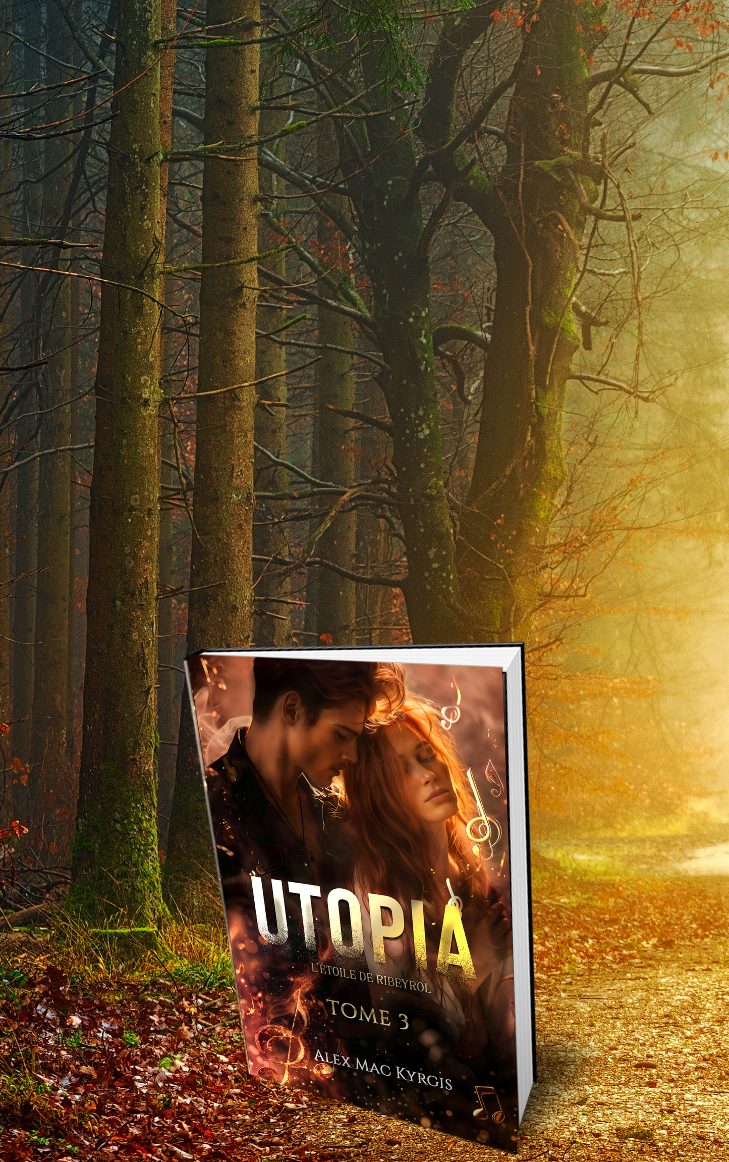 Utopia T3 - L'étoile de Ribeyrol - Romance fantastique - Broché Dédicacé