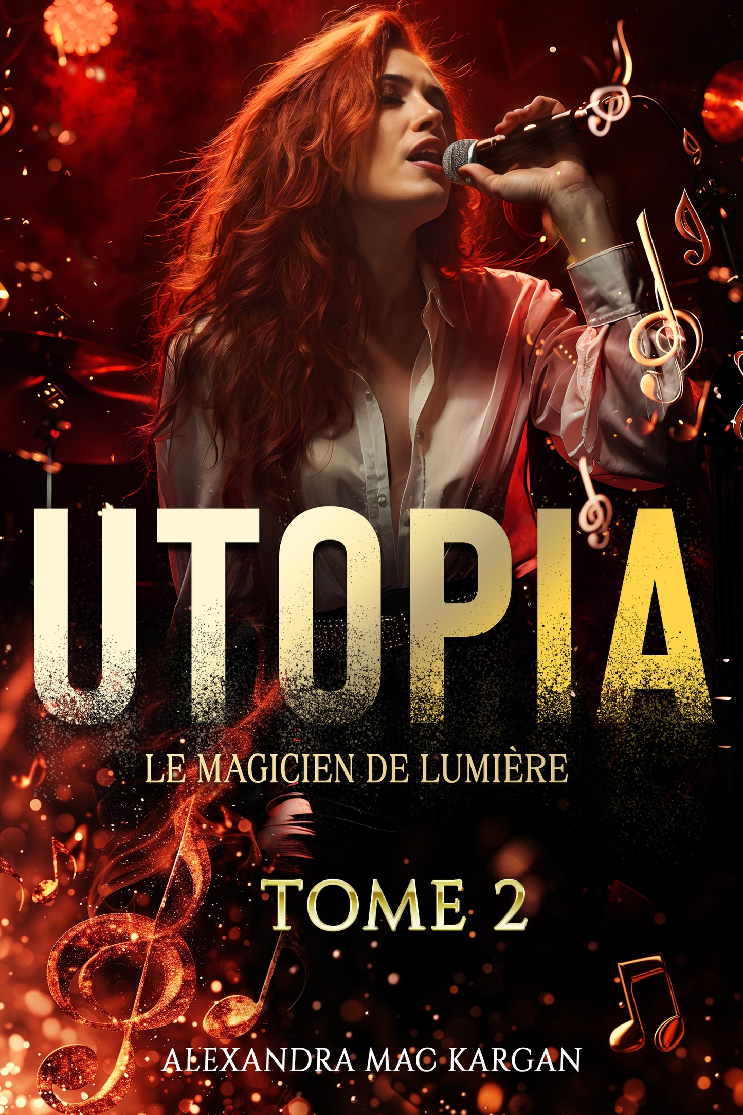 Utopia T2 - Le magicien de lumière - Romance fantastique - Broché Dédicacé