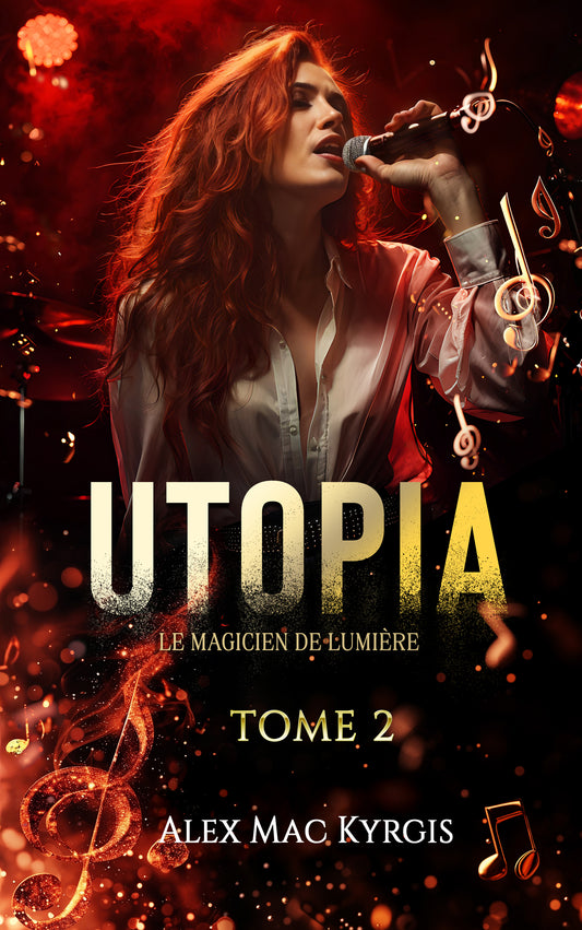 Utopia T2 - Le magicien de lumière - Romance fantastique - Broché Dédicacé